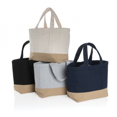 Logo trade promotional merchandise image of: Impact Aware™ 285 gsm rcanvas cooler bag undyed