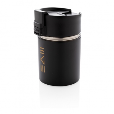 Logo trade promotional item photo of: Bogota compact vacuum mug with ceramic coating