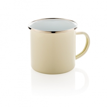 Logo trade promotional gifts image of: Vintage enamel mug