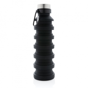 Logotrade promotional giveaway image of: Leakproof collapsible silicone bottle with lid