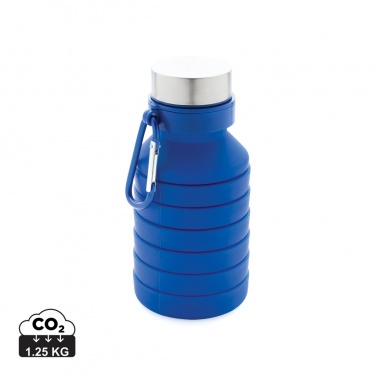 Logotrade business gift image of: Leakproof collapsible silicone bottle with lid