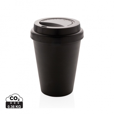 Logo trade advertising products image of: Reusable double wall coffee cup 300ml