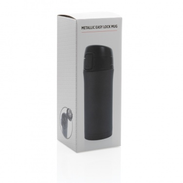 Logotrade promotional gifts photo of: Metallic easy lock vacuum mug
