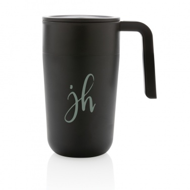 Logotrade promotional gift image of: GRS Recycled PP and SS mug with handle