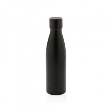 Logo trade promotional products image of: RCS Recycled stainless steel solid vacuum bottle