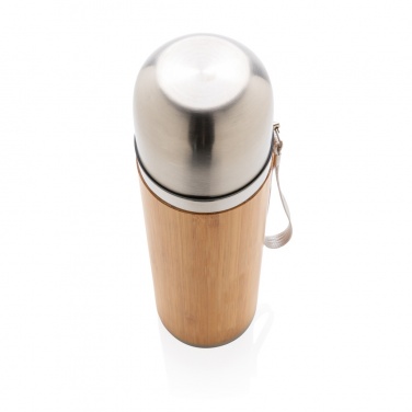 Logotrade promotional giveaway picture of: Bamboo vacuum travel flask