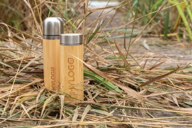 Logotrade promotional product image of: Bamboo vacuum travel flask