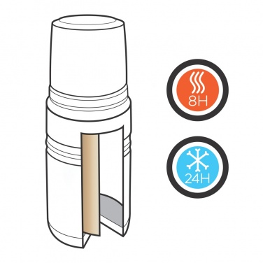Logo trade corporate gift photo of: Swiss Peak Elite 0.5L copper vacuum flask