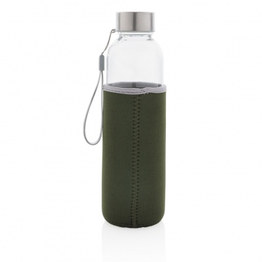 Logo trade promotional products picture of: Glass bottle with neoprene sleeve