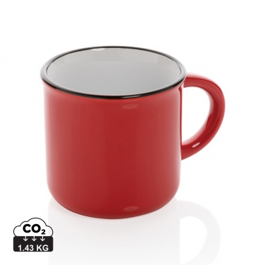 Logo trade promotional giveaway photo of: Vintage ceramic mug 280ml