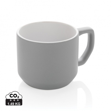 Logo trade promotional giveaway photo of: Ceramic modern mug 350ml