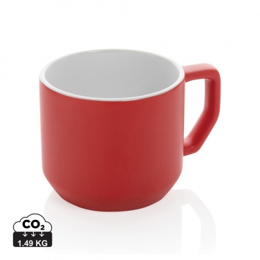 Logo trade advertising product photo of: Ceramic modern mug 350ml