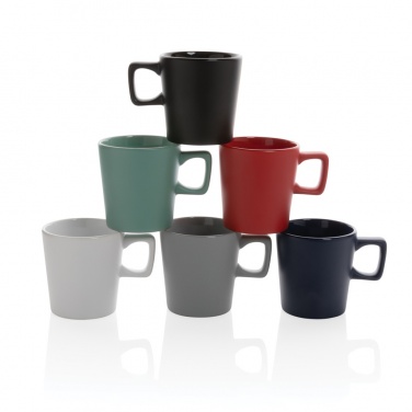Logo trade corporate gift photo of: Ceramic modern coffee mug 300ml