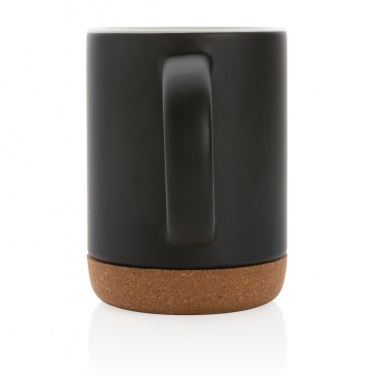 Logo trade promotional giveaway photo of: Ceramic mug with cork base 280ml