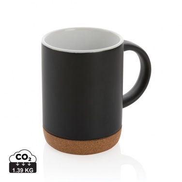 Logo trade promotional products picture of: Ceramic mug with cork base 280ml