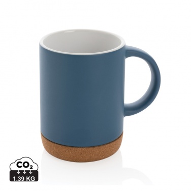 Logotrade advertising products photo of: Ceramic mug with cork base 280ml