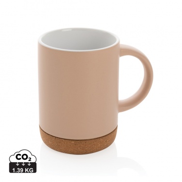 Logo trade promotional products picture of: Ceramic mug with cork base 280ml
