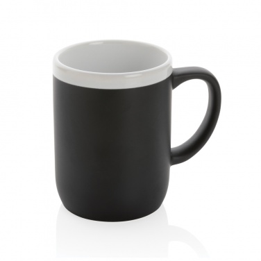 Logotrade promotional product picture of: Ceramic mug with white rim 300ml