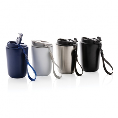 Logotrade promotional items photo of: Cuppa RCS re-steel vacuum tumbler with lanyard