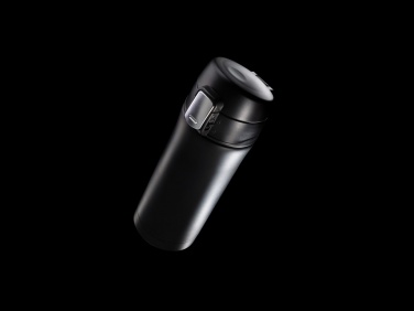 Logo trade promotional gifts picture of: RCS Recycled stainless steel easy lock vacuum mug