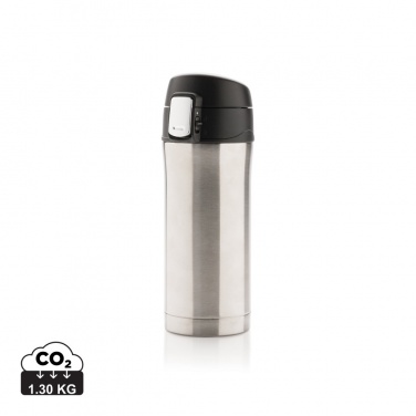 Logotrade advertising product image of: RCS Recycled stainless steel easy lock vacuum mug