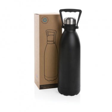 Logotrade advertising product image of: RCS Recycled stainless steel large vacuum bottle 1.5L