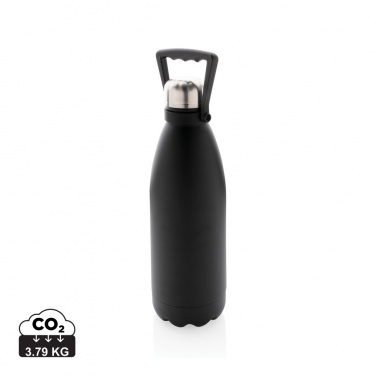 Logo trade corporate gift photo of: RCS Recycled stainless steel large vacuum bottle 1.5L