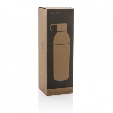 Logo trade promotional gifts picture of: Flow RCS recycled stainless steel vacuum bottle