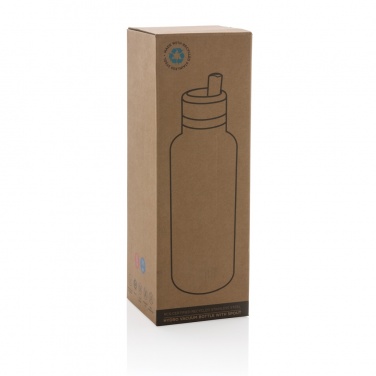 Logo trade business gift photo of: Hydro RCS recycled stainless steel vacuum bottle with spout