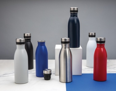 Logo trade promotional items image of: RCS Recycled stainless steel deluxe water bottle