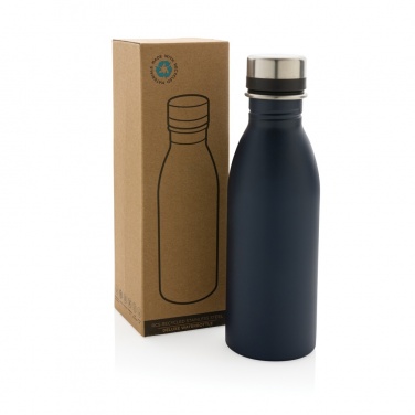Logo trade promotional items image of: RCS Recycled stainless steel deluxe water bottle