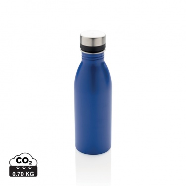 Logo trade promotional merchandise picture of: RCS Recycled stainless steel deluxe water bottle