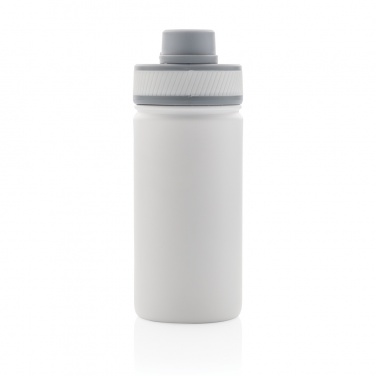 Logo trade promotional gifts image of: Vacuum stainless steel bottle with sports lid 550ml