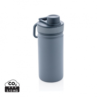 Logotrade promotional merchandise photo of: Vacuum stainless steel bottle with sports lid 550ml