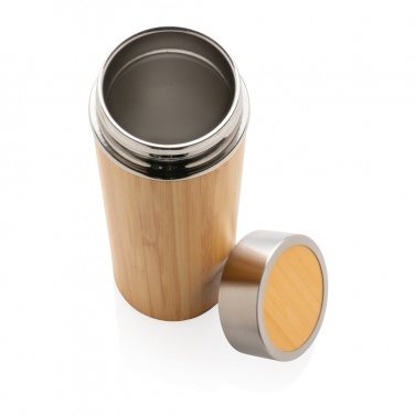 Logotrade promotional items photo of: Leak proof bamboo vacuum bottle
