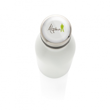 Logo trade promotional products image of: Deluxe stainless steel water bottle