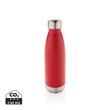 Logo trade promotional giveaways image of: Vacuum insulated stainless steel bottle