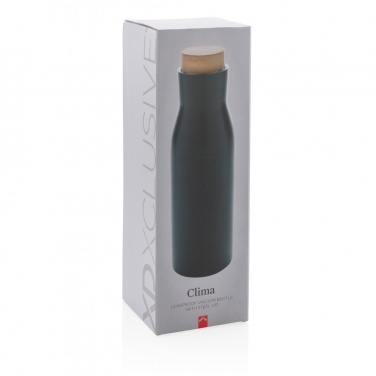 Logo trade promotional products picture of: Clima leakproof vacuum bottle with steel lid
