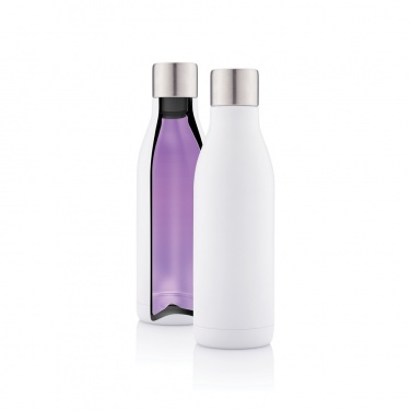 Logo trade promotional merchandise photo of: UV-C steriliser vacuum stainless steel bottle