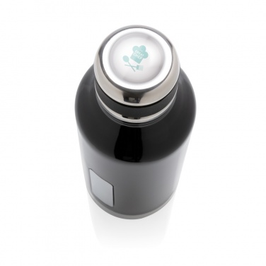 Logo trade promotional items image of: Leak proof vacuum bottle with logo plate