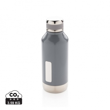 Logo trade promotional item photo of: Leak proof vacuum bottle with logo plate