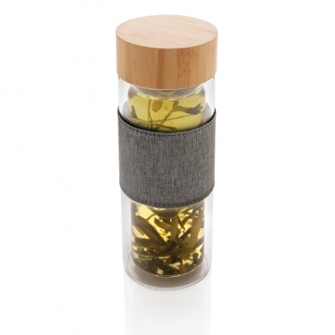 Logotrade advertising product image of: Impact double wall borosilicate glass bottle