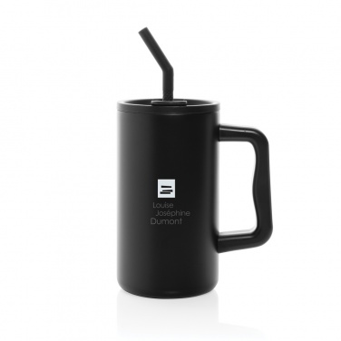 Logotrade promotional item picture of: Cube RCS certified recycled steel mug 800ml