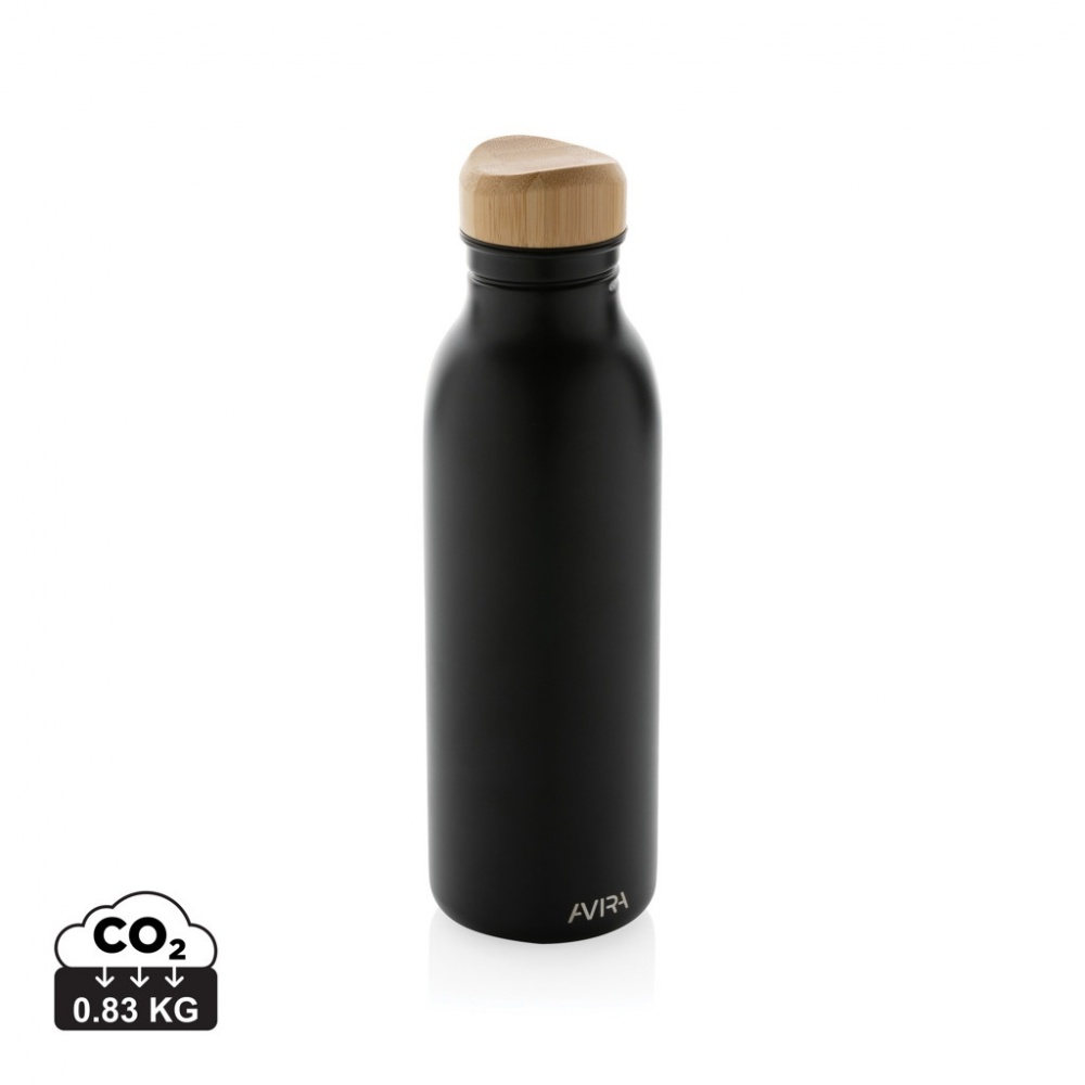 Logotrade promotional giveaway image of: Avira Alcor RCS Re-steel single wall water bottle 600 ML
