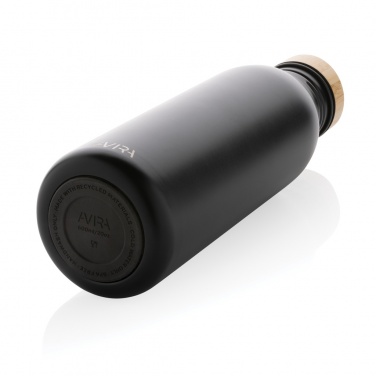 Logotrade business gift image of: Avira Alcor RCS Re-steel single wall water bottle 600 ML