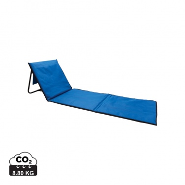 Logo trade business gifts image of: Foldable beach lounge chair