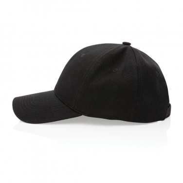 Logo trade promotional merchandise photo of: Impact 6 panel 280gr Recycled cotton cap with AWARE™ tracer