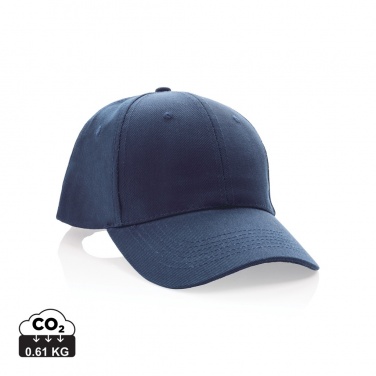 Logotrade promotional gift image of: Impact 6 panel 280gr Recycled cotton cap with AWARE™ tracer