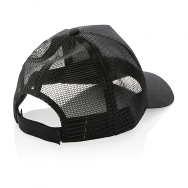 Logo trade promotional item photo of: Impact AWARE™ Brushed rcotton 5 panel trucker cap 190gr