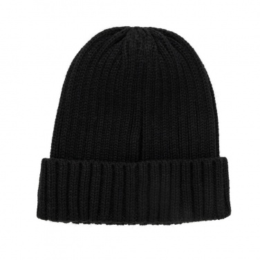 Logo trade advertising products picture of: Kennedi AWARE™ Polylana® beanie with large rib